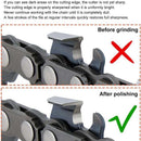 Hipa 3pcs 3/16 inch 4.8mm Round Chainsaw Chain With File Guide to Sharpen 0.325 inch Pitch Saw Chain-4