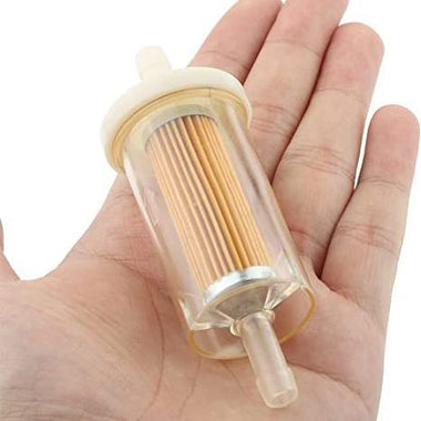 3-Pack Fuel Filter 1/4 695666 691035 for John Deer D105 D110 D120 D125 L105 L108 L111 L120 L118 LA120 LA130 LA125 LA115 LA105 MTD Troy Bilt Lawn Mower Tractor - 0