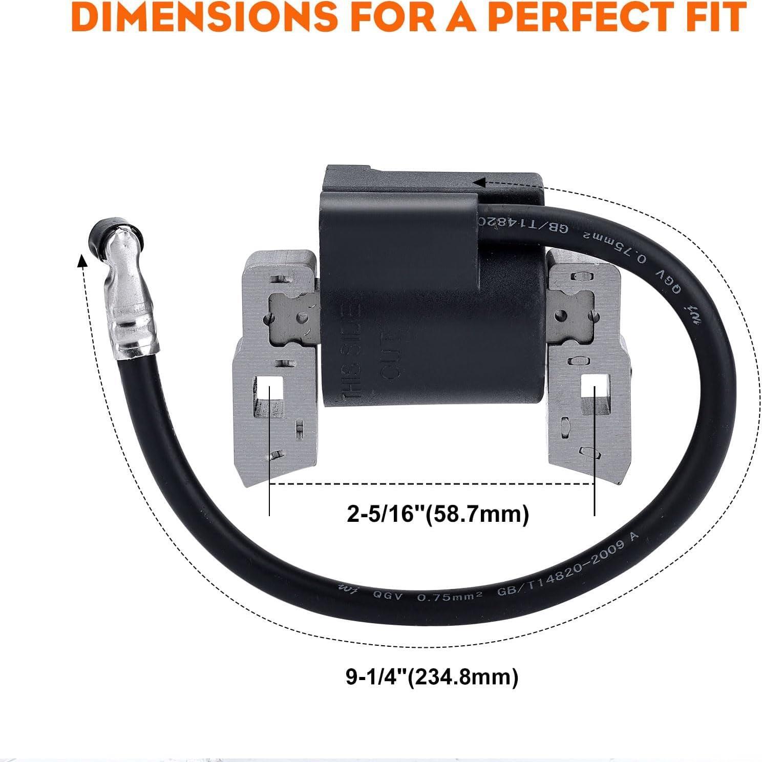 Hipa Ignition Coil Fits Briggs & Stratton 397358 395491 697037 Magneto 5HP Engine 100200 100900 130220-132900 133700 135200 135202 135700 - 0