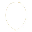 14K Yellow Gold Pisces Necklace-2