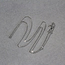 Double Extendable Piatto Chain in 14k White Gold (1.2mm)-3