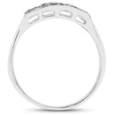 0.48 Carat Genuine Blue Diamond .925 Sterling Silver Ring-2
