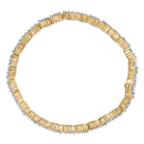 14K Yellow Gold 4.00 Cttw Diamond Triangle Link Tennis Bracelet (H-I Color, I1-I2 Clarity) - 7" Inches-3