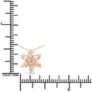 0.99 Carat Genuine Morganite 10K Rose Gold Pendant-3