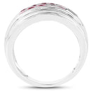 1.00 Carat Genuine Pink Tourmaline .925 Sterling Silver Ring-2