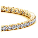 Lab Grown Round Diamond Tennis Bracelet in 14k Yellow Gold (5 cctw  F/G  VS2/SI1)-2