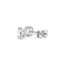 4 cttw Certified IGI Lab Grown Round Diamond Stud Earrings 14k White Gold (G/VS2)-4