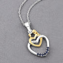 0.14 Carat Genuine Blue Sapphire .925 Sterling Silver Pendant-4