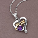 0.48 Carat Genuine Amethyst and Black Spinel .925 Sterling Silver Pendant-4