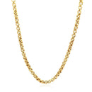 3.4mm 14k Yellow Gold Round Box Chain-2