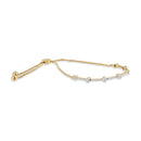 14K Gold Plated Sterling Silver 1/3 Cttw Diamond Slider Link Bolo Bracelet-3