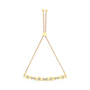14K Yellow Gold Plated .925 Sterling Silver Channel Set Diamond Accent Twist 4â€-10â€ Adjustable Bolo Bracelet (I-J Color, I3 Clarity)-6