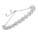 .925 Sterling Silver 1/10 Cttw Round Diamond Bolo Bracelet (I-J Color, I3 Clarity)-7