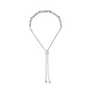 .925 Sterling Silver 1/10 Cttw Diamond X Link Bolo Bracelet (I-J Color, I2-I3 Clarity)-6