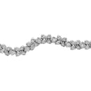 .925 Sterling Silver 1/4 Cttw Diamond Marquise Shaped Link 4"-10" Adjustable Bolo Bracelet (I-J Color, I1-I2 Clarity)-8