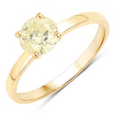 0.85 Carat Genuine TLC Diamond 14K Yellow Gold Ring-1
