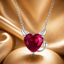 925 Sterling Silver Necklace with 1.5x1.3 cm Pendant for Women-1