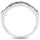 0.35 Carat Genuine Black Diamond .925 Sterling Silver Ring-2