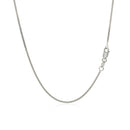 14k White Gold Gourmette Chain 1.0mm-3