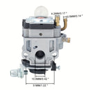Hipa A021002070 A021003312 Carburetor Kit For Shindaiwa C242 AHS242 M242 T242 T242X Grass Trimmer Brushcutter-4