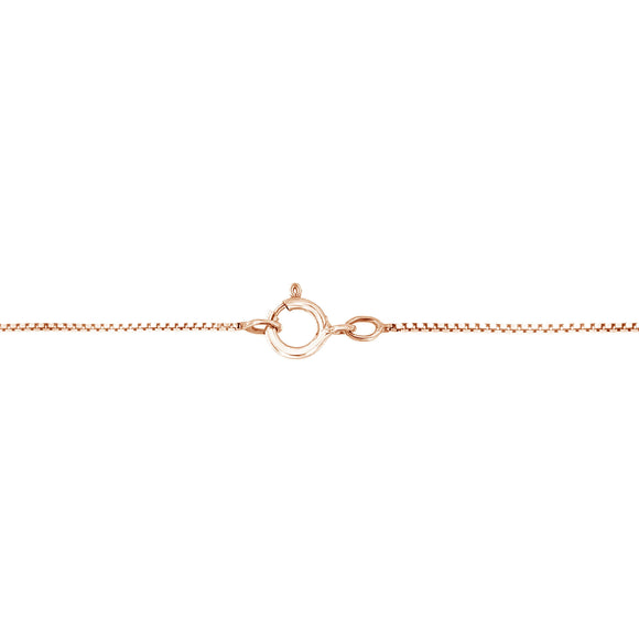 10K Rose and White Gold Plated .925 Sterling Silver 1/4 Cttw Miracle-Set Champagne Diamond Triple Circle 18" Necklace (I2-I3 Clarity)
