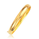 Classic Bangle in 14k Yellow Gold (8.0mm)-1