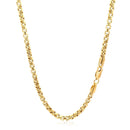3.4mm 14k Yellow Gold Round Box Chain-3