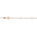 AGS Certified 10K Rose Gold 1/5 Cttw Bezel Set Round Diamond Solitaire 16-18" Adjustable Pendant Necklace (H-I Color, VS1-VS2 Clarity)-4