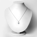 0.13 Carat Genuine Swiss Blue Topaz .925 Sterling Silver Pendant-2