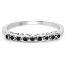 0.32 Carat Genuine Multi Diamond .925 Sterling Silver Ring-3
