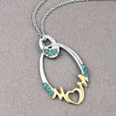 0.15 Carat Genuine Emerald .925 Sterling Silver Pendant-4
