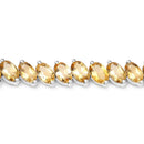 18.06 Carat Genuine Citrine .925 Sterling Silver Bracelet-2