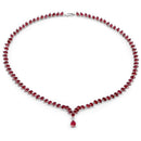 41.63 Carat Genuine Glass Filled Ruby .925 Sterling Silver Necklace-2
