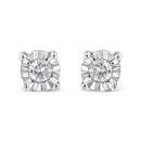 10K Yellow Gold Plated .925 Sterling Silver 1/10 Cttw Round Brilliant-Cut Diamond Miracle-Set Stud Earrings (J-K Color, I3 Clarity)-12