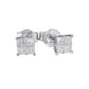 10k White Gold Diamond Stud Earrings (0.60 cttw, I-J Color, I2-I3 Clarity)-6