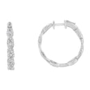 10K White Gold Diamond Hoop Earrings (1 1/2 cttw, H-I Color, I1-I2 Clarity)-6
