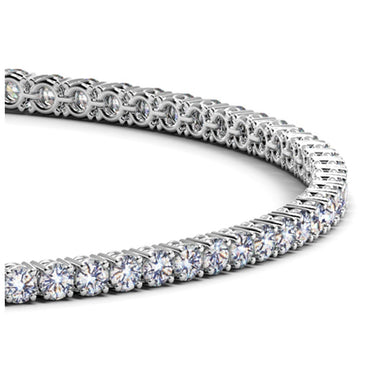 Lab Grown Round Diamond Tennis Bracelet in 14k White Gold (2 cctw F/G  VS2/SI1) - 0