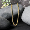14k Yellow Gold 2.8mm Light Weight Wheat Chain-2