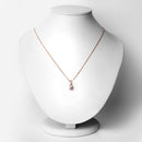 18K Rose Gold Plated 0.70 Carat Genuine Morganite .925 Sterling Silver Pendant-2