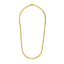 6.9mm 14k Yellow Gold Semi Solid Miami Cuban Chain-2