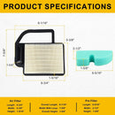 Hipa 20-083-02-S 20-083-04-S 20-083-06-S Air + 20-083-03-S Pre Filter For Kohler SV470-SV620 Engine LTX1040 LTX1045 LT1045 LTX1042 Mower-5