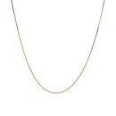 14k Rose Gold Classic Box Chain 0.6mm-2