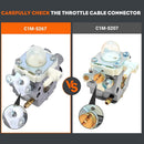 Carburetor for Stihl FS56 FS40 FS40C FS50 FS50C FS56C FS70C FS70 String Trimmer Brushcutter FC56 FC70 FC70C Edger Replace C1M-S267A 4144 120 0608-2