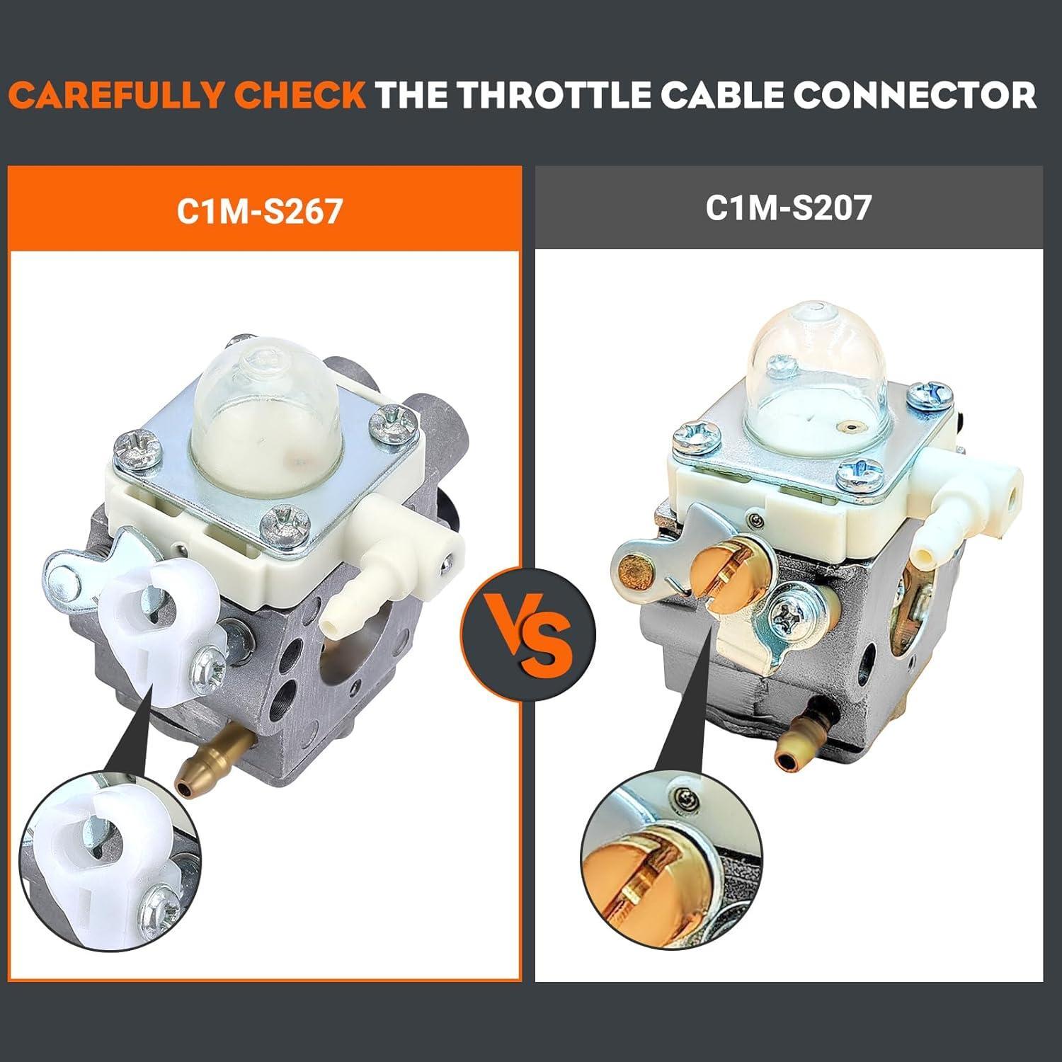 Carburetor for Stihl FS56 FS40 FS40C FS50 FS50C FS56C FS70C FS70 String Trimmer Brushcutter FC56 FC70 FC70C Edger Replace C1M-S267A 4144 120 0608 - 0
