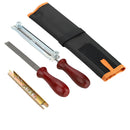 Hipa Saw Chain Filing File Kit For STHIL 5605 007 1027 For 1/4-Inch 3/8 5/32-Inch Picco Chainsaw Chains with Flat File Depth Gauge File Guide Kit-3