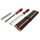 Hipa Saw Chain Filing File Kit For STHIL 5605 007 1027 For 1/4-Inch 3/8 5/32-Inch Picco Chainsaw Chains with Flat File Depth Gauge File Guide Kit-1