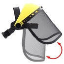 Hipa Safety Face Shield with Mesh Visor for Weed Eating Whacking Yard Work Mesh Face Shield Chainsaw Protective Helmet-3