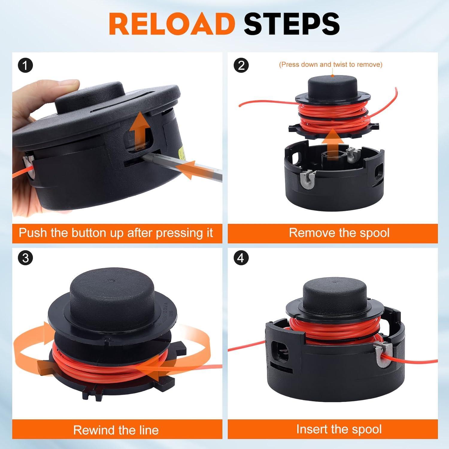 AutoCut 25-2 Trimmer Head for Stihl FS55 FS55R FS 55 R FS56 FS65 FS66 FS74 FS76 FS85RT FS86 FS90 FS90R Trimmer #4002-710-2168 4002-710-2191