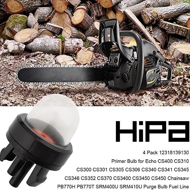 Hipa Snap in Primer Bulbs Air Purge Pump 188-512 for Husqvarna Stihl Craftsman MTD 791-683974B Ryobi 683974B Oregon 49-088 for 2-Cycle Small Engine (10 Pack)