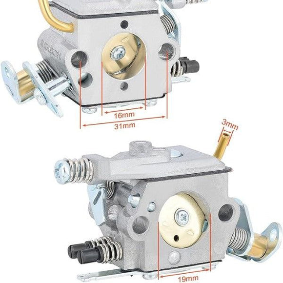 Carburetor Kit for Husqvarna 36, 41, 136, 137, 141, 142 Gas Chainsaw Replace W-29 WT-202 WT-239 WT-285 WT-289 WT-529